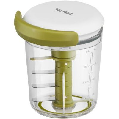Tefal 5 secondes Hachoir manuel 450 ml, 3 lames en acier inoxydable