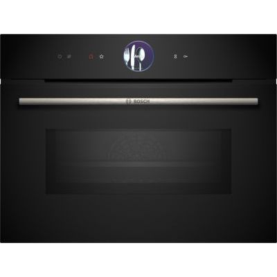 Bosch CMG7761B1, Série 8, Four micro-onde combiné, Encastrable, Noir
