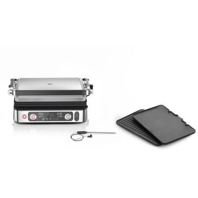 Grill multifonctions - BRAUN - Multi Grill 9 Pro - 2200 W - 3 positions de chauffe - Noir/Acier