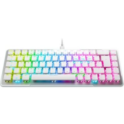 Turtle Beach Vulcan II Mini – Clavier Gaming Optique 65% avec éclairage RGB Personnalisable, Technologie de Duplication de Boutons, Plaque en Aluminium - Blanc