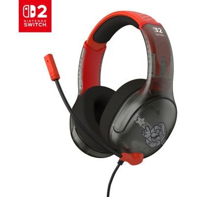 Turtle Beach Airlite Fit Mario Star Casque de Gaming Filaire sous Licence Officielle pour Nintendo Switch 2