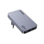 image produit Adaptateur de voyage UGREEN Chargeur secteur mini 65W Gris clair