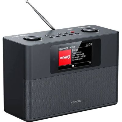 KENWOOD CR-ST200S-B Radio intelligente avec radio Internet, WiFi, DAB +, Bluetooth, écran couleur IPS 4,3"