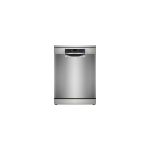 image produit Bosch SMS26AI01F Série 2 - Lave-vaisselle, pose-libre, Option Séchage Extra | 60 cm, Inox, Moteur induction, Panier supérieur réglable sur 3 hauteurs, Programme Verre 40 °C, Display, AquaStop