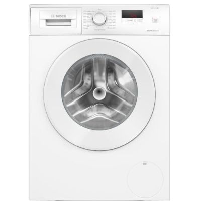 Bosch WGE03207FR Série 2 - Lave-linge, pose-libre, Option Speed Perfect | Blanc, 8 kg, 1200 trs/min, Moteur SilentPowerDrive, Active Water Plus, Rajout de linge, Classe énerg. A