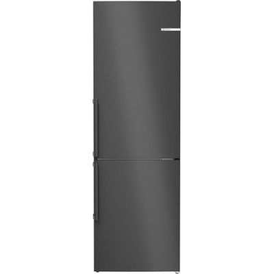 Réfrigérateur combiné - BOSCH - KGN36VXCT - Classe C - 321 L - 186 x 60 x 6650 cm - Acier brossé noir