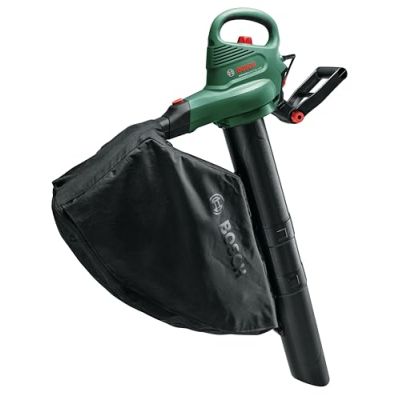 Bosch Aspirateur/Souffleur/Broyeur de Feuilles - UniversalGardenTidy 2300 | 2 300 W, sac de collecte de 45 L, vitesse variable, pour souffler, aspirer et broyer les feuilles