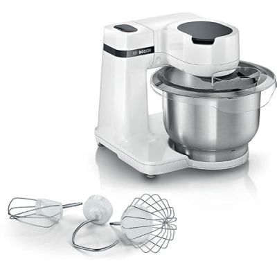 Robot pâtissier - BOSCH - MUMS2EW00E Serie 2 - 700 W - 4 vitesses - Blanc