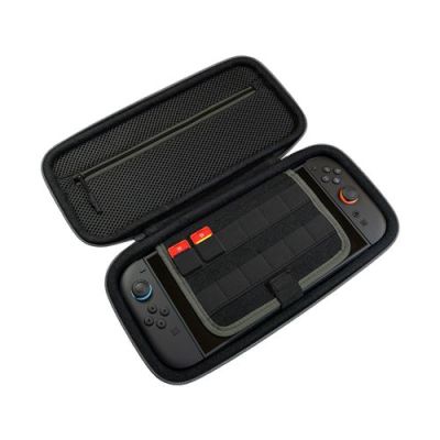 Turtle Beach PlayTrek Étui de Voyage Charcoal Black sous Licence Officielle de Nintendo pour protéger Votre Nintendo Switch 2
