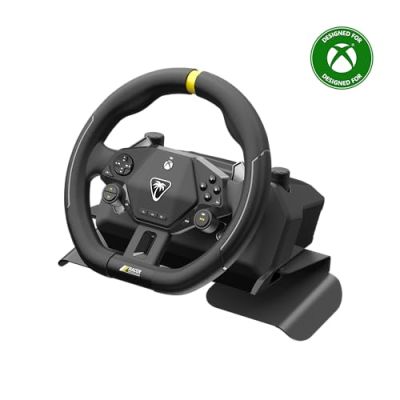 Turtle Beach Racer Système de volant de course sans fil sous licence officielle pour Xbox w/connexion sans fil fiable et jusqu'à 30 h d'autonomie pour Series X et S, Xbox One et PC