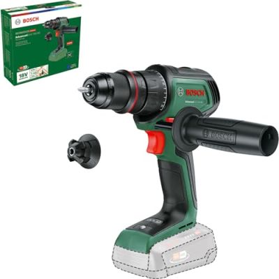 Bosch Perceuse-visseuse sans fil AdvancedDrill 18V-80 QuickSnap (percer et visser ; système 18V ; moteur sans charbon ; 78 Nm ; mandrin métal. 13 mm ; emb. mag., sans batterie)