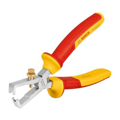 Bosch Professional pince à dénuder VDE – 160 mm (diamètres de fil jusqu'à 10 mm², certifiée jusqu'à 1 000 V)