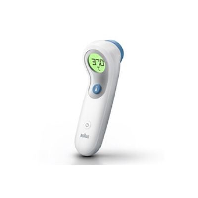 Braun Sensian 5 Thermomètre frontal sans contact | Guide de positionnement | Écran numérique avec code couleur | Convient aux bébés et aux enfants | Marque #1 auprès des médecins(1) | BNT300
