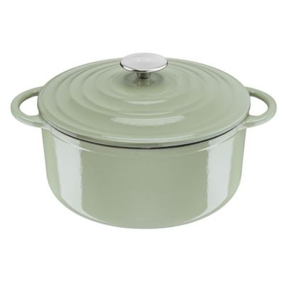 LOV COCOTTE FONTE 25 CM VERTE INDUCTION ET FOUR E2580404