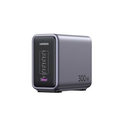 Station 5 Ports300W alim+ usbc Gris anodisé
