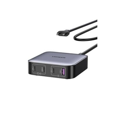 secteur rapide de bureau 100W Gris Gris anodisé
