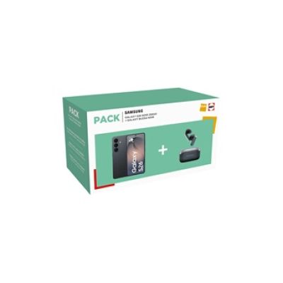 Pack Galaxy S26 6,3" 5G Nano SIM 256 Go Noir + Buds4 Noir