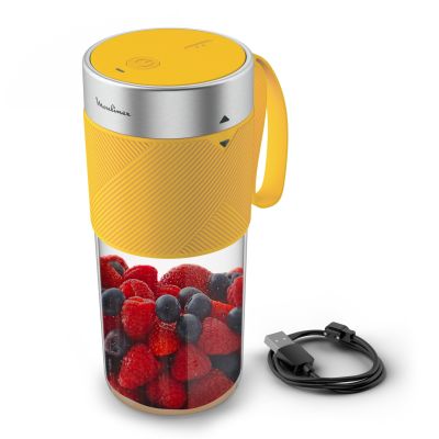 Moulinex - Lightmix Blender Portable Sans Fil 300ml Jaune