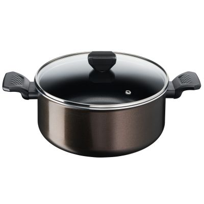 Tefal - Faitout Easy Cook and Clean 4 - Antiadhésif - 24 cm - 7 L