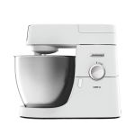 image produit Kenwood Chef XL KVL4100W, Robot Pâtissier avec 3 Crochets et Fouets pour Pétrir, Idéal pour Monter et Mélanger, Bol de 6.7 L Lavable au Lave-Vaisselle, 1200W, Blanc