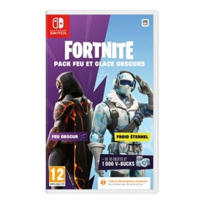 Fortnite Pack Feu et Glace obscurs - Code in a box Switch NINTENDO