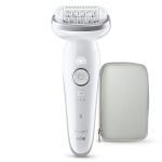 image produit Braun Silk·épil 9 Épilateur Avec Tête Mobile Pour L'Épilation Facile, Épilation Humide et Sec, Peau Lisse Longue Durée, 9-000, Argent
