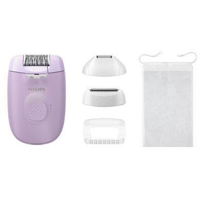 Philips épilateur série 4000 – épilateur filaire pour le corps et le maillot, épilation, rasage et tondeuse pour femmes, modèle BRE257/00