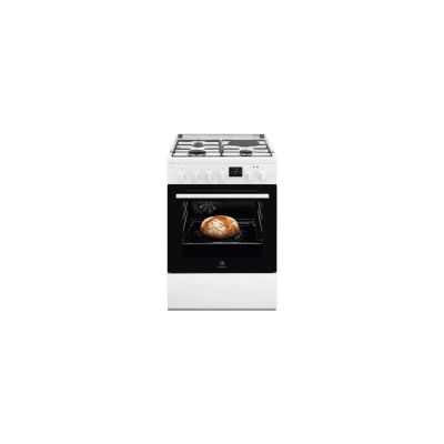 ELECTROLUX cuisinière mixte 3+1 four catalyse LKM624022W