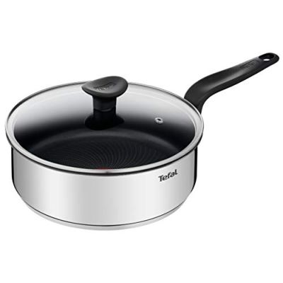 Tefal - Primary Sauteuse avec couvercle en verre - Antiadhésif - 24 cm