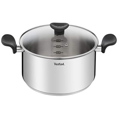 Tefal - Faitout Primary Acier Inoxydable - 24 cm - 5 L