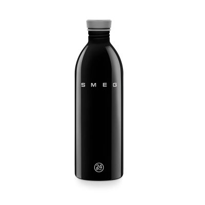 SMEG Bouteille Noir 1L Acier Inox /1 WBF02BL
