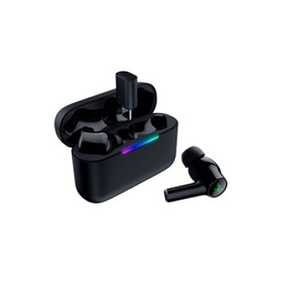 Razer Hammerhead V3 HyperSpeed - Écouteurs Gaming sans Fil multiplateforme - ANC d’Annulation Active du Bruit - HyperSpeed Wireless & Bluetooth - Batterie 40 h - Résistant à l'eau IPX4 | Noir