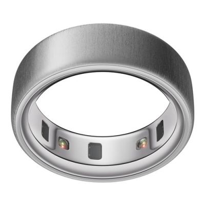 Bague connectée Oura Ring 4 Argent brossé Taille 12