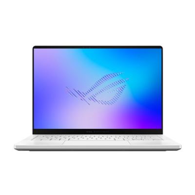 PC portable Gaming Asus ROG Zephyrus G14 GU405AP-DR4W 14" OLED 120 Hz Ecran tactile Copilot+PC Intel® Core™ Ultra 9 32 Go RAM 1 To SSD Nvidia® GeForce RTX™ 5070 Blanc platine