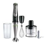 image produit Pied mixeur Braun MQ9135XI 1200 W Noir et Argent