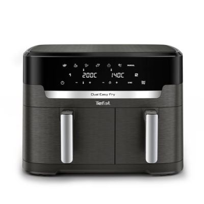Friteuse sans huile Tefal Dual Easy Fry EY942HE0 11L Noir Reconditionné