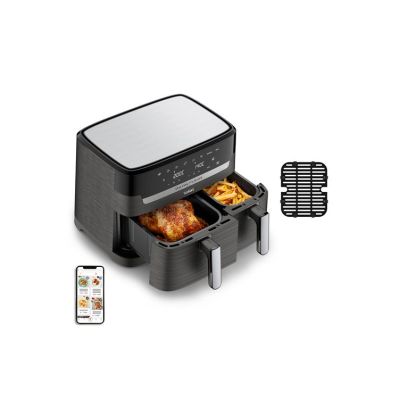 Friteuse sans huile Tefal Dual Easy Fry & Grill EY905B10 8.3 L Gris Reconditionné