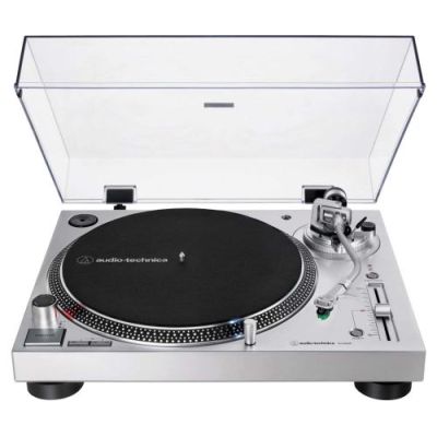 Audio-Technica LP120XUSBSV Platine Vinyle à Entraînement Direct (Analogue & Usb) Argent