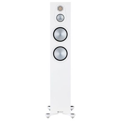 Enceinte colonne Monitor Audio Silver 300 7G Blanc satiné Vendue à l'unité