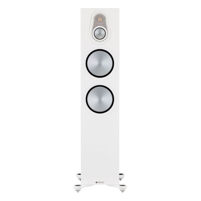 Enceinte colonne Monitor Audio Silver 500 7G Blanc satiné Vendue à l'unité