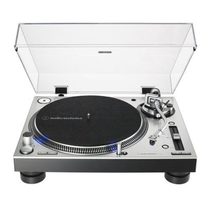 Audio-Technica LP140XPSVEUK Platine professionnelle à Entraînement Direct Argent