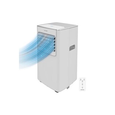 Cecotec Climatiseur Portable avec Télécommande ForceClima 7100, 7000 BTU, Écran LED, 4 Modes, 2 Vitesses, Couverture 15-20 m2, Kit d’installation fenêtre inclus