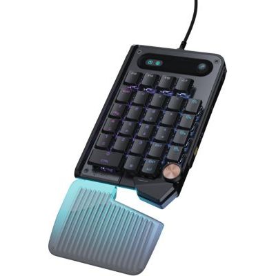 Turtle Beach Command Series KP7 Pavé numérique Gaming. Design programmable Compact avec Barre pour Le Pouce Extensible, molette programmable, Boutons à Effet Hall à déclenchement Rapide