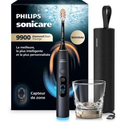 Brosse à dents électrique PHILIPS Sonicare DiamondClean Prestige 9900 HX9813/92