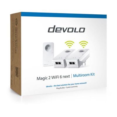 Kit Multiroom CPL Devolo Magic 2 WiFi 6 next Blanc