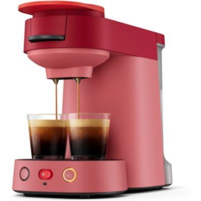 Philips - Cafetière À Dosettes  Csa225/91_senseo Vibe Rouge