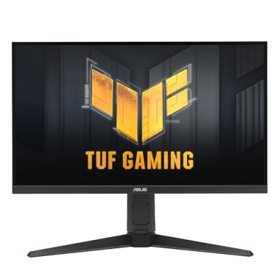 ASUS TUF Gaming VG27UQEL5A, Moniteur Gaming série 5 27" 4K Fast IPS (3840 x 2160), Dual Mode (4K 80 Hz ou FHD 310 Hz), 0,3 ms (GTG), ELMB, Haut-parleurs, 125% sRGB, DisplayWidget Center, Noir
