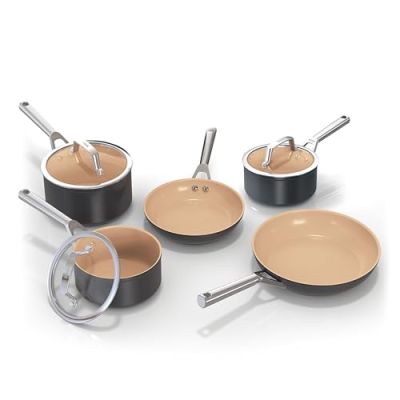 Ninja Extended Life 5 pièces en céramique, 2 poêles et 3 casseroles