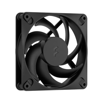 Fractal Design - Dynamic 3 – 12 Black - Ventilateur PWM – Conception à pales profilées – Câble Daisy Chain – Roulement Rifle