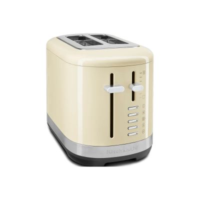 KITCHENAID Grille-pain 2 tranches Crème Manuel 4 fonctions - 5KMT2109EAC